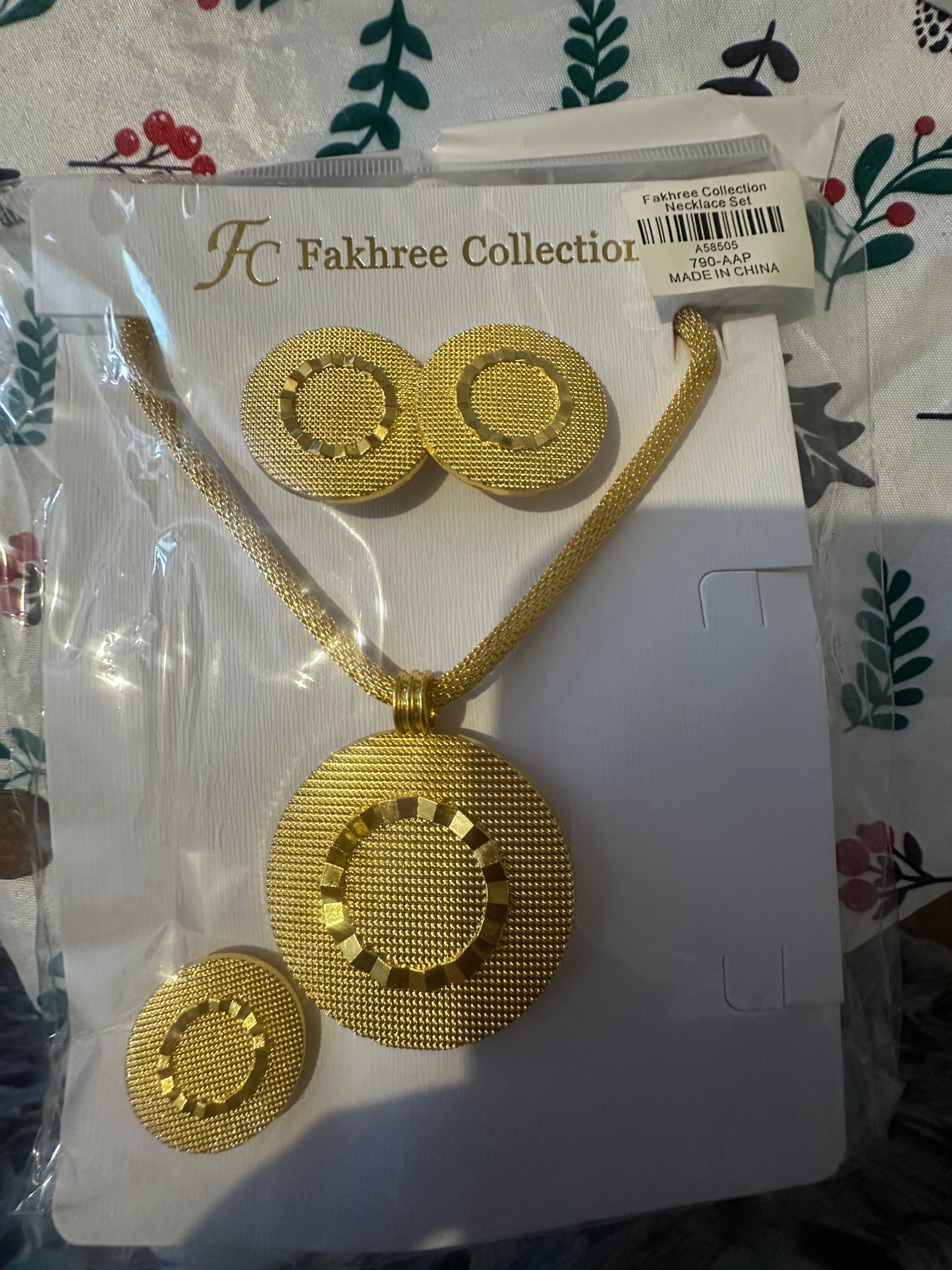 Parure cercle lumière