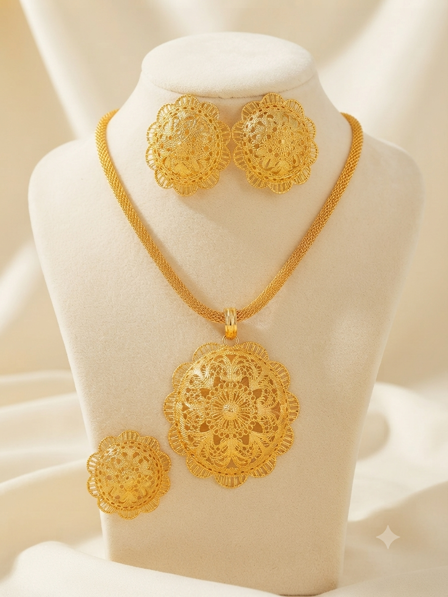 Parure Fleur d’or