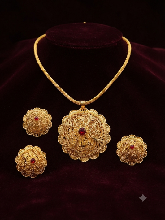Parure rubis