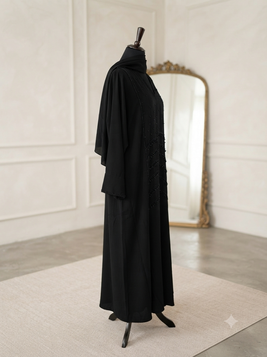 Abaya nuit étoilée